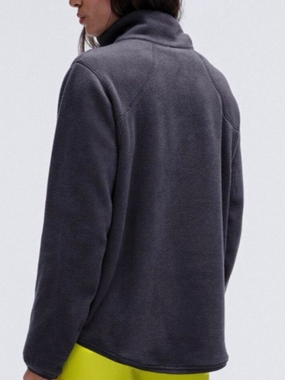 lululemon Athletica Dark Navy Quarter-Zip Fleece Pullover - Picture 6 of 8